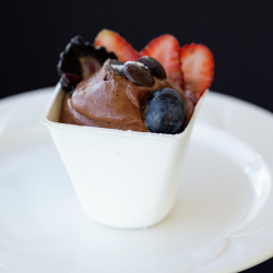 Verrines de mousse au chocolat - Bouchées dessert