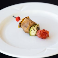 Five-spice tofu skewers - Cold bites