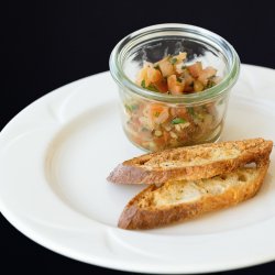 Tomato and croutons bruschetta - Savory break