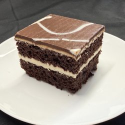 Cake chocolat noir et blanc, sans gluten - Desserts