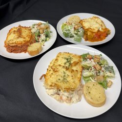 Trio of lasagnas - Hot meal