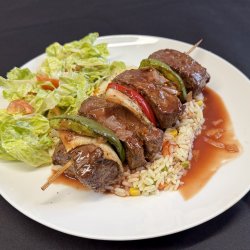 Filet mignon skewer - Hot meal