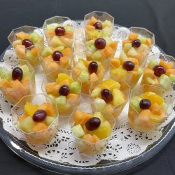 Homemade fruit salad verrine - Desserts