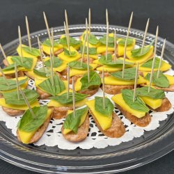 Saucisse italienne, mangue et basilic - Entrées & Tapas