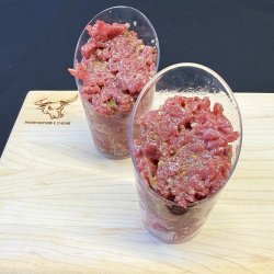 Tuna and peach verrine - Entrées & Tapas
