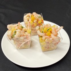 Shrimp and Mango Salsa Verrine - Entrées & Tapas