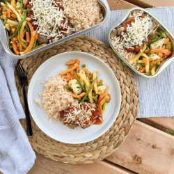 PAM - Sauté de Boeuf teriyaki et riz basmati (sg) (sl) - 350gr - Prêt-à-manger Familial