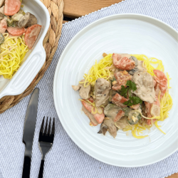 PAM - Sauté de Boeuf teriyaki et riz basmati (sg) (sl) - 350gr - Prêt-à-manger Familial