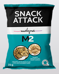 Croustille de maîs & lin et Quinoa - 100x25g - Collations école