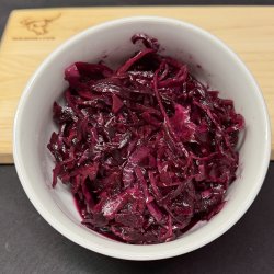 Homemade red sauerkraut - Barbecue