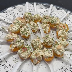 Apricot with mousse lobster - Entrées & Tapas