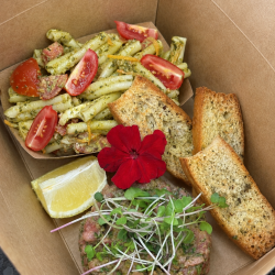 Tartare de boeuf - Boîtes à lunch froides