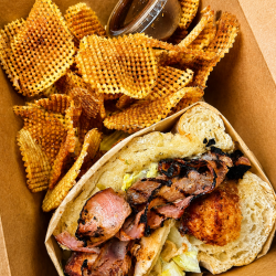 Sandwich au poulet frit, bacon et sauce césar - Boîtes à lunch froides